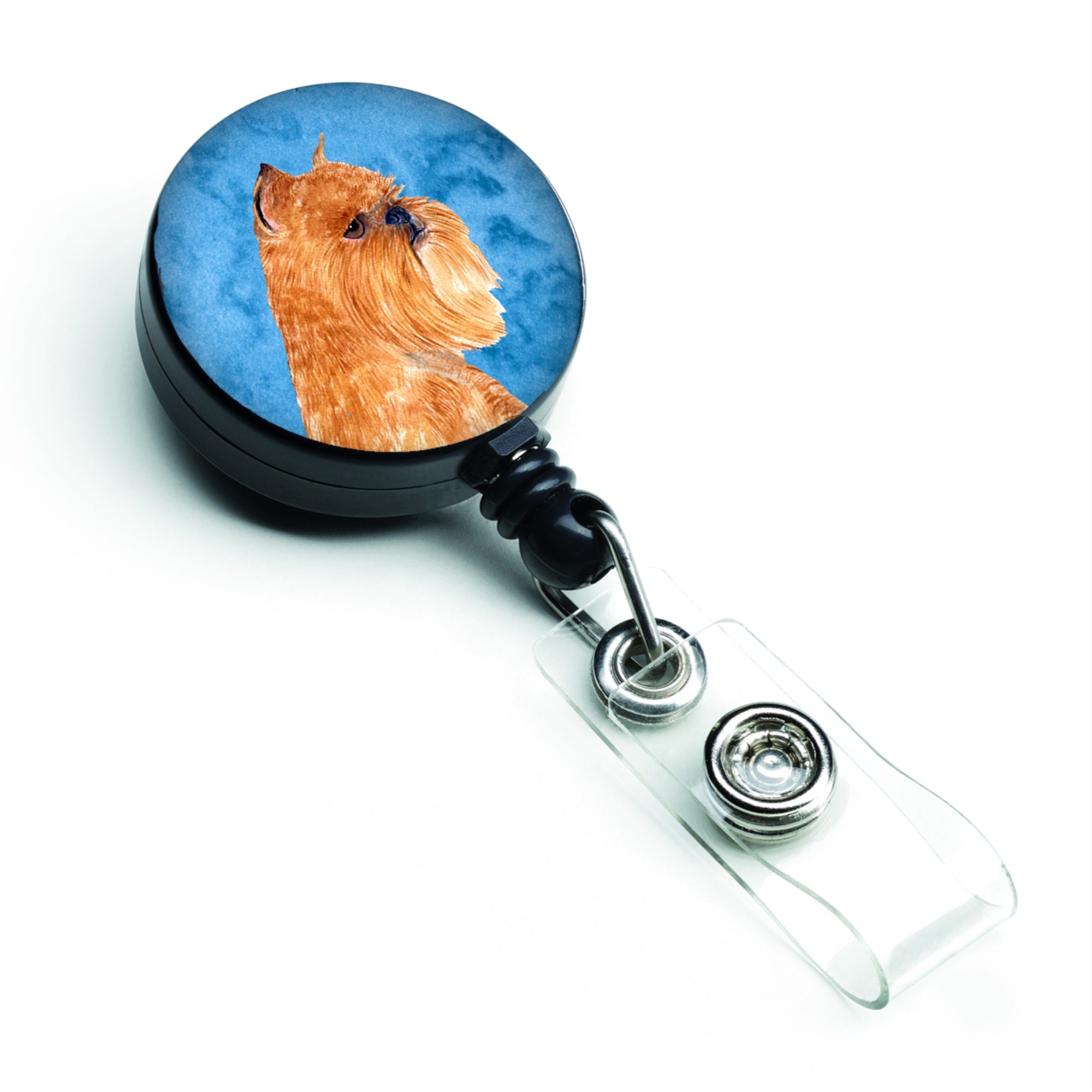 Caroline'S Treasures Mastiff Retractable Badge Reel Or Id Holder With Clip, Multicolor (Ss4770-Bu-Br)