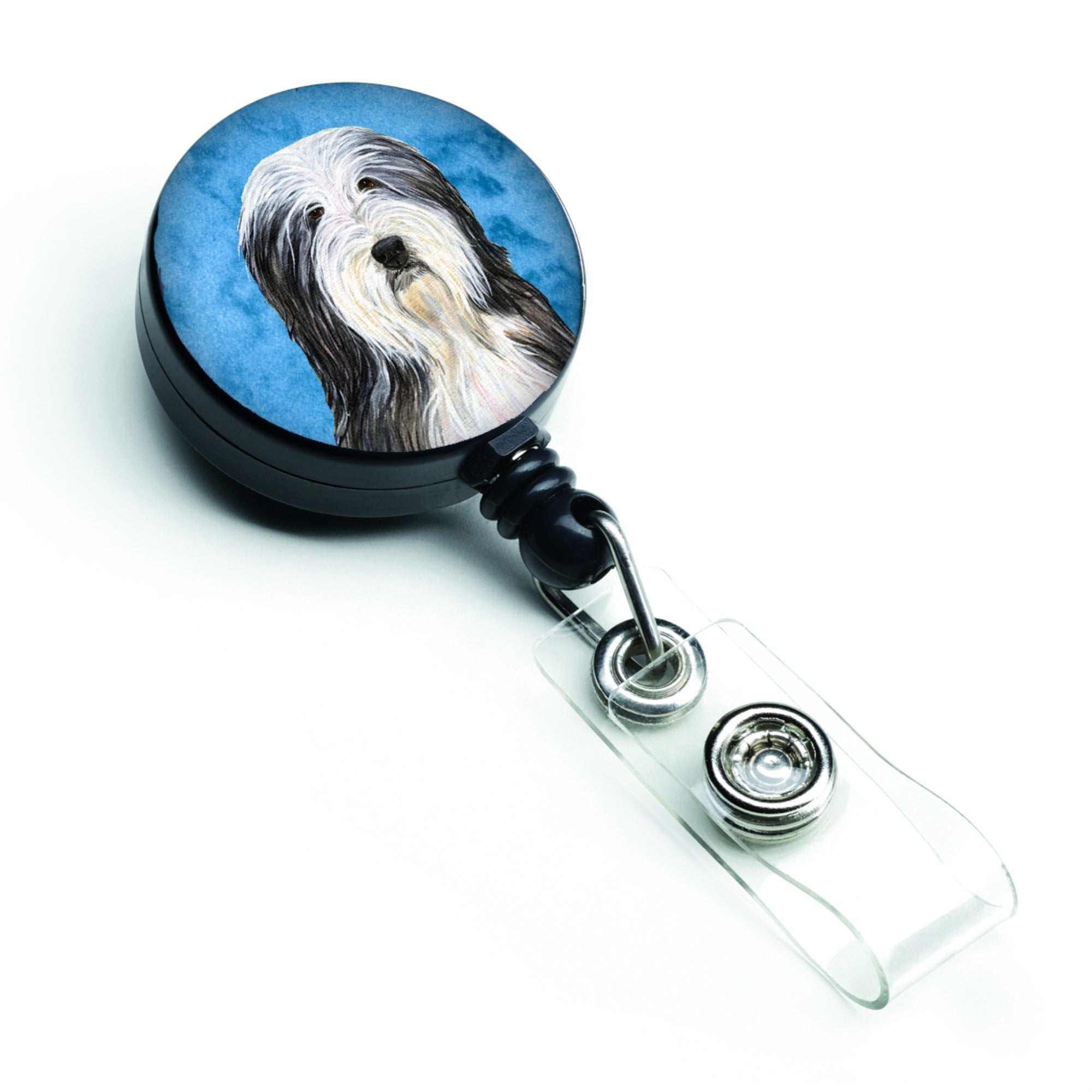 Caroline'S Treasures Akita Retractable Badge Reel Or Id Holder With Clip, Multicolor (Ss4773-Bu-Br)