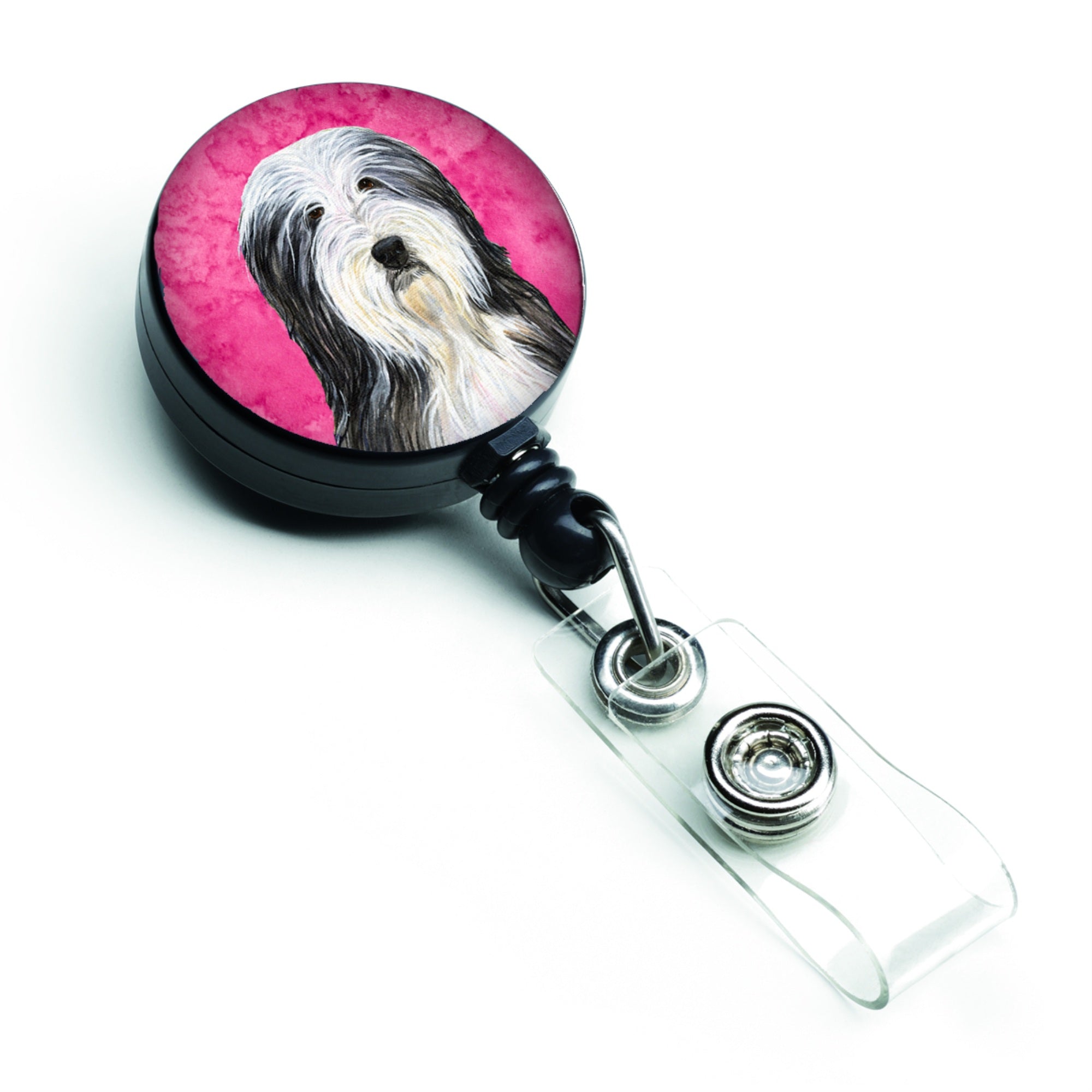 Caroline'S Treasures English Toy Spaniel Retractable Badge Reel Or Id Holder With Clip (Ss4773-Pk-Br)