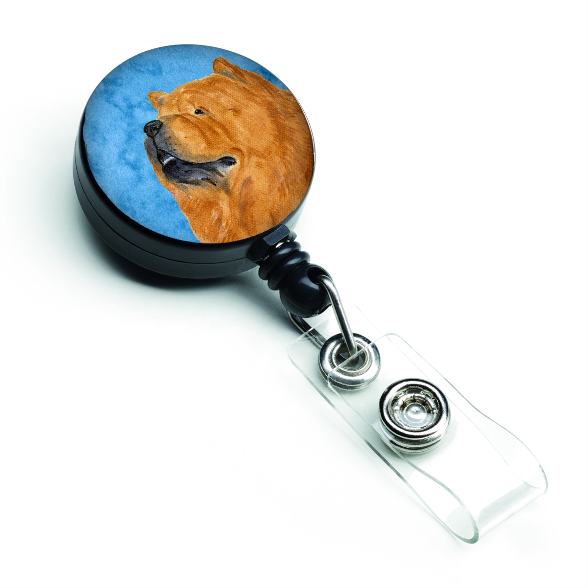 Caroline'S Treasures Bichon Frise Retractable Badge Reel Or Id Holder With Clip, Multicolor (Ss4778-Bu-Br)