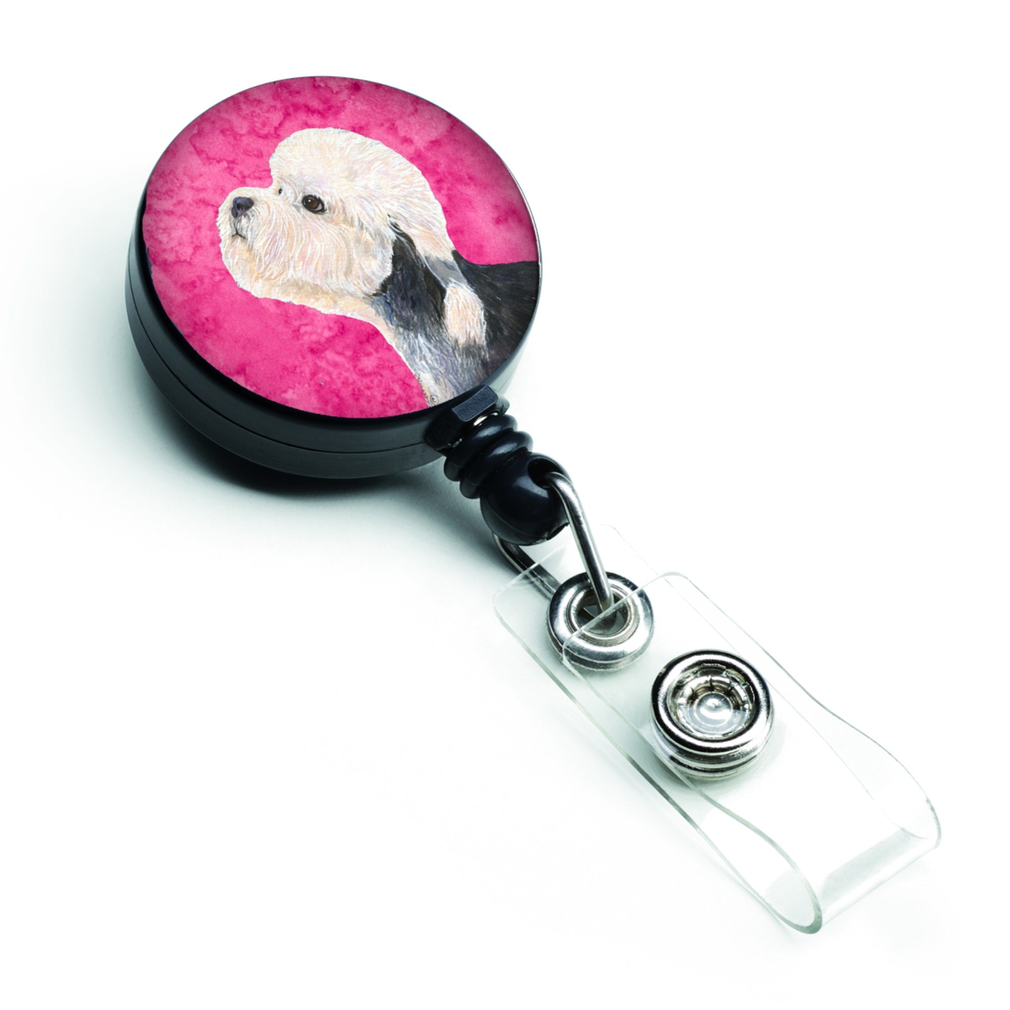Caroline'S Treasures Springer Spaniel Retractable Badge Reel Or Id Holder With Clip, Multicolor (Ss4779-Pk-Br)