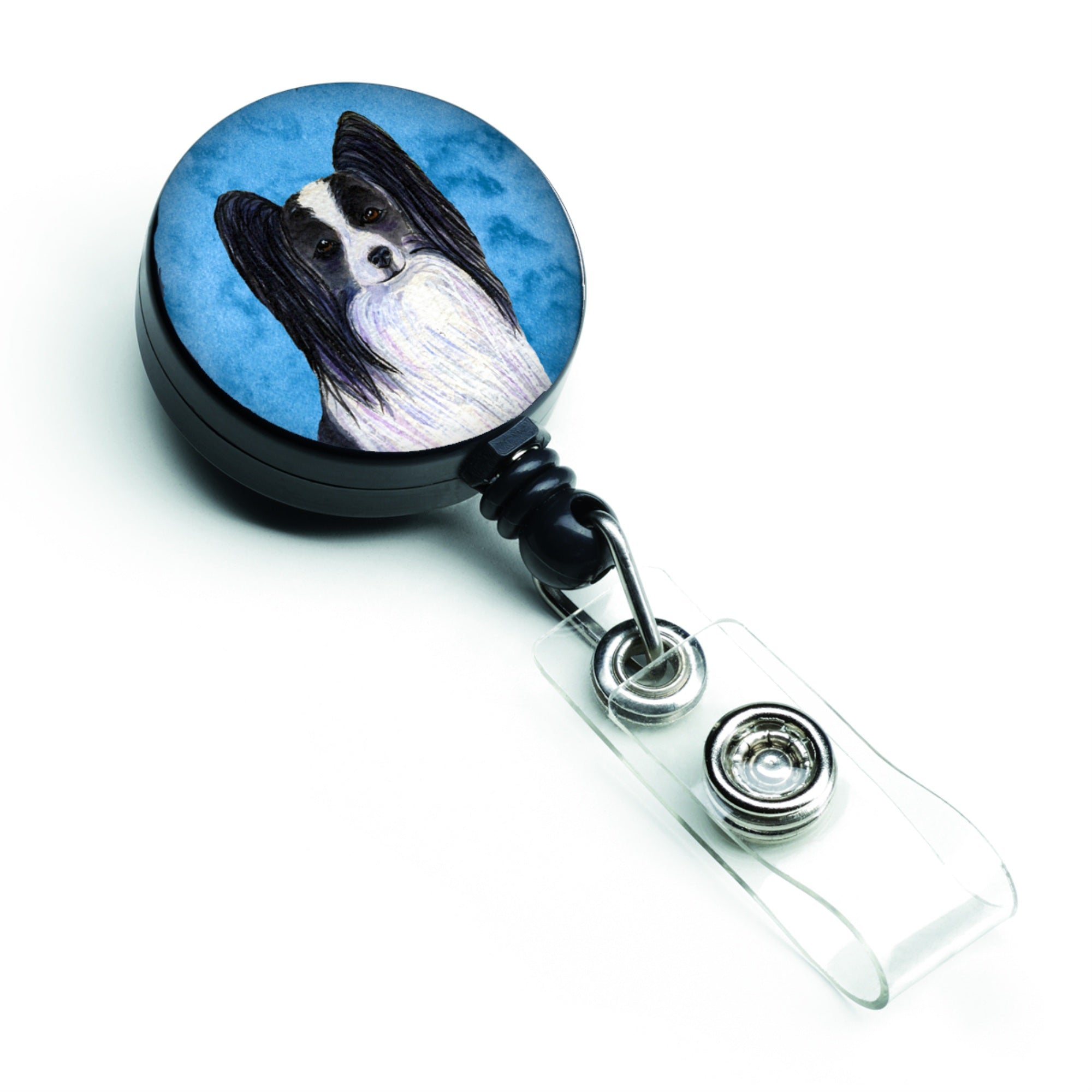 Caroline'S Treasures Scottish Terrier Retractable Badge Reel Or Id Holder With Clip, Multicolor (Ss4781-Bu-Br)