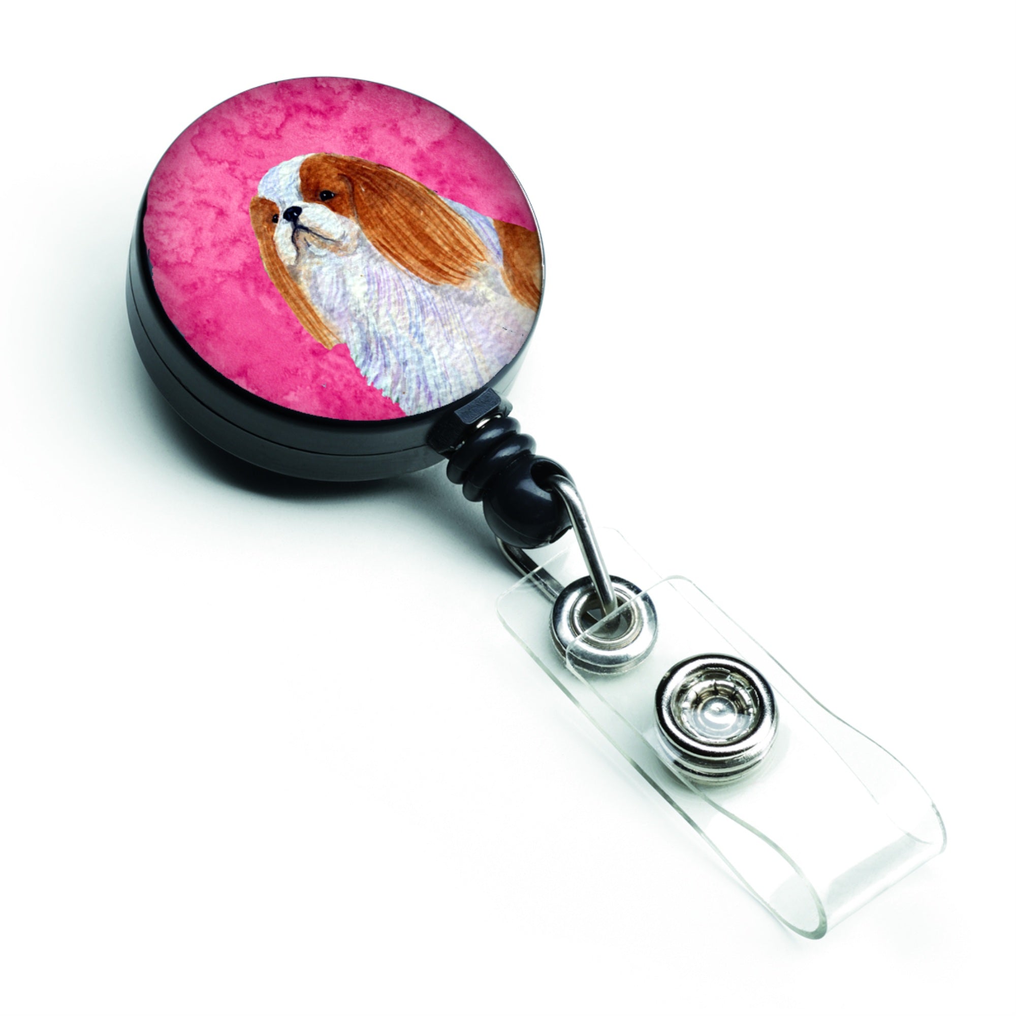 Caroline'S Treasures Mastiff Retractable Badge Reel Or Id Holder With Clip, Multicolor (Ss4783-Pk-Br)