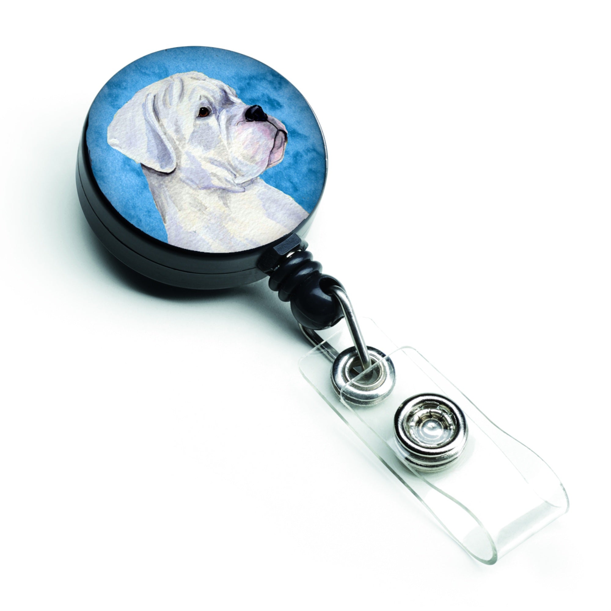 Caroline'S Treasures Cocker Spaniel Retractable Badge Reel Or Id Holder With Clip, Multicolor (Ss4785-Bu-Br)