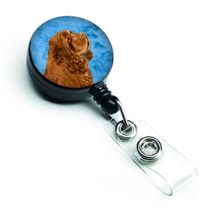 Caroline'S Treasures Schnauzer Retractable Badge Reel Or Id Holder With Clip, Multicolor (Ss4786-Bu-Br)