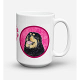 Caroline'S Treasures Ss4788-Pk-Cm15 Tibetan Mastiff Microwavable Ceramic Coffee Mug, 15 Oz, Multicolor
