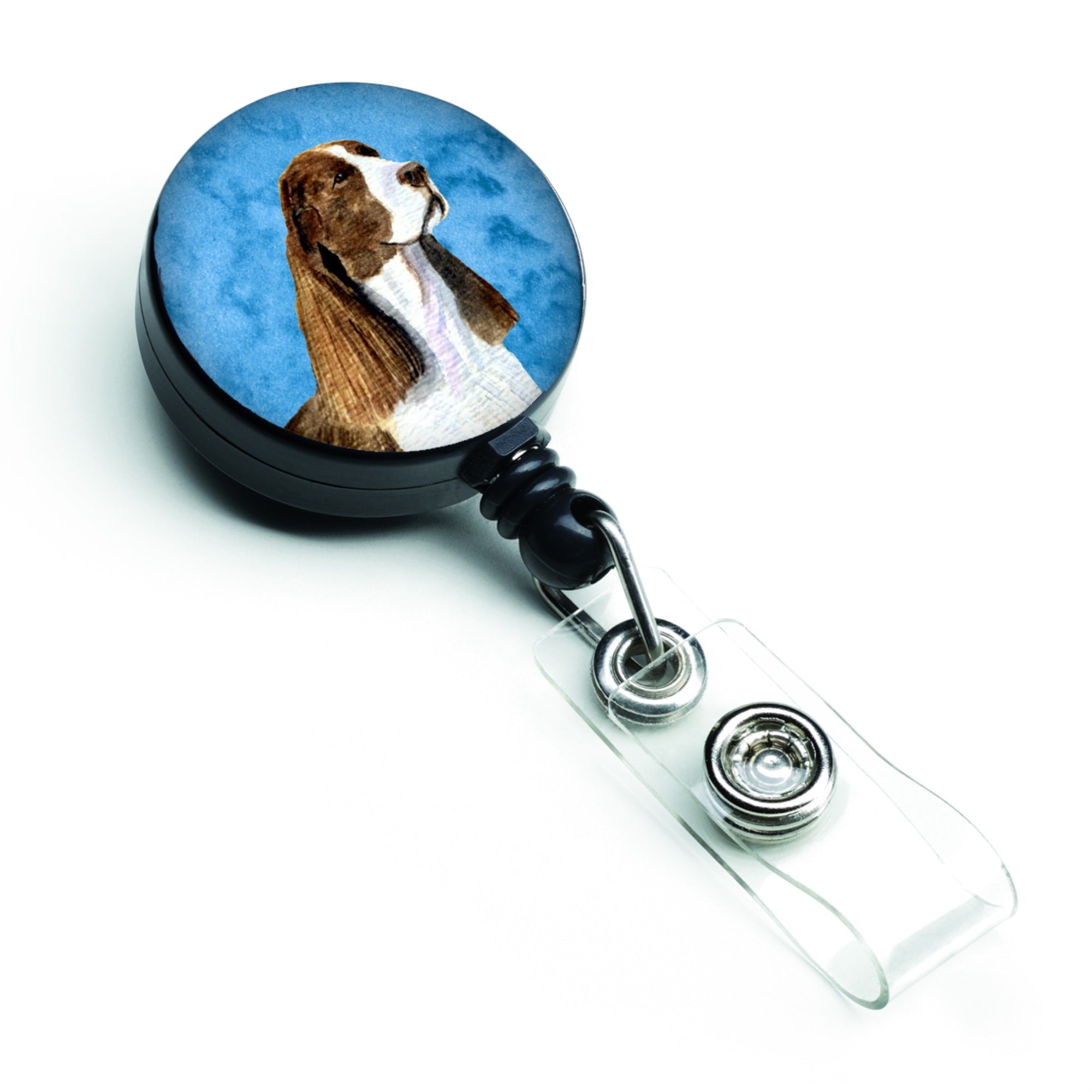 Caroline'S Treasures Bichon Frise Retractable Badge Reel Or Id Holder With Clip, Multicolor (Ss4789-Bu-Br)