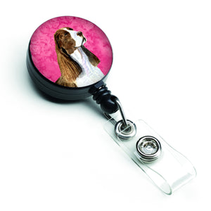 Caroline'S Treasures Cocker Spaniel Retractable Badge Reel Or Id Holder With Clip, Multicolor (Ss4789-Pk-Br)