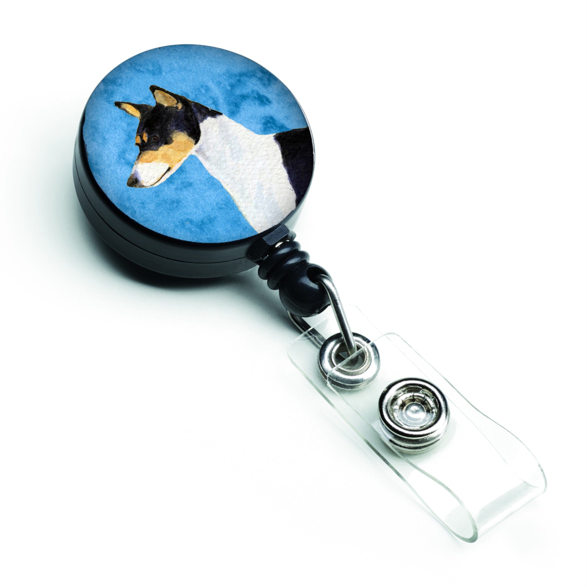 Caroline'S Treasures Cavalier Spaniel Retractable Badge Reel Or Id Holder With Clip, Multicolor (Ss4790-Bu-Br)