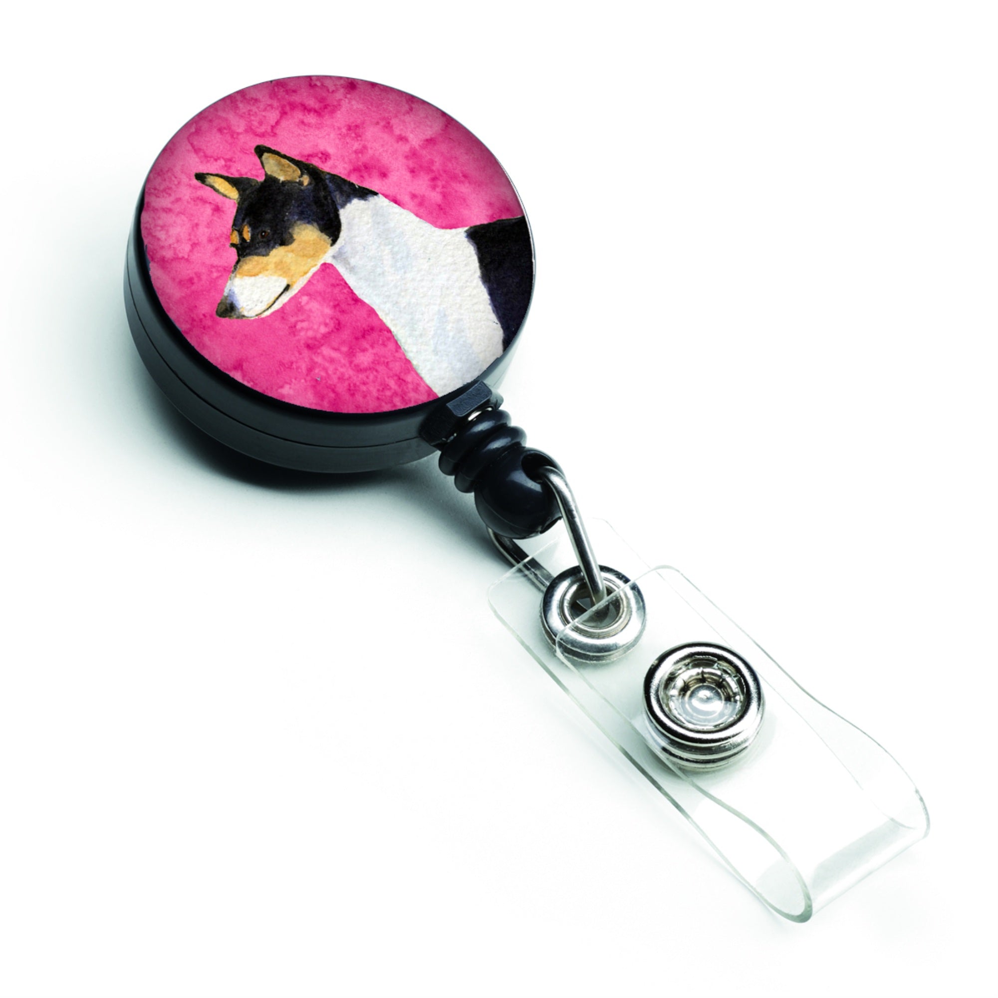 Caroline'S Treasures Chihuahua Retractable Badge Reel Or Id Holder With Clip, Multicolor (Ss4790-Pk-Br)