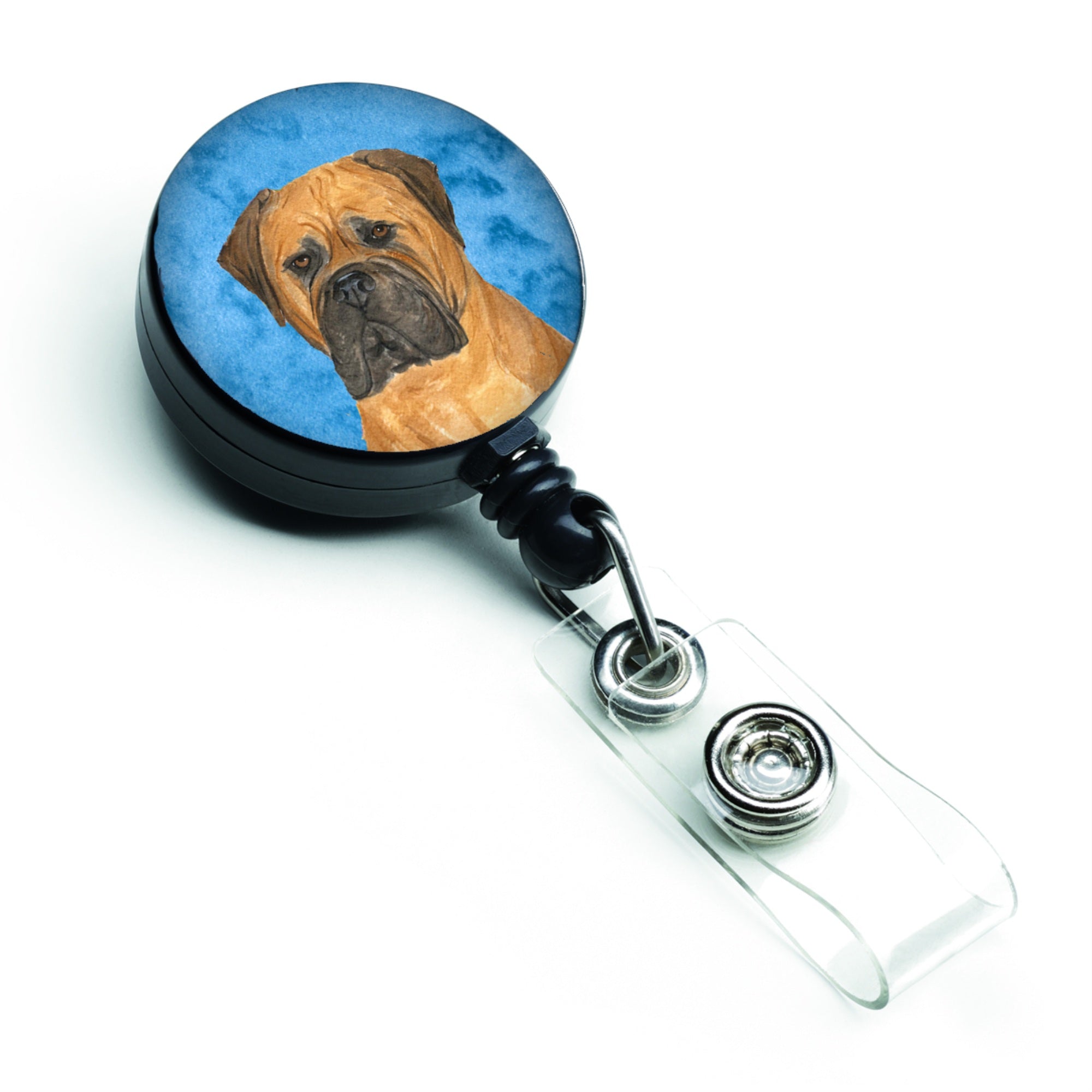 Caroline'S Treasures Scottish Terrier Retractable Badge Reel Or Id Holder With Clip, Multicolor (Ss4793-Bu-Br)
