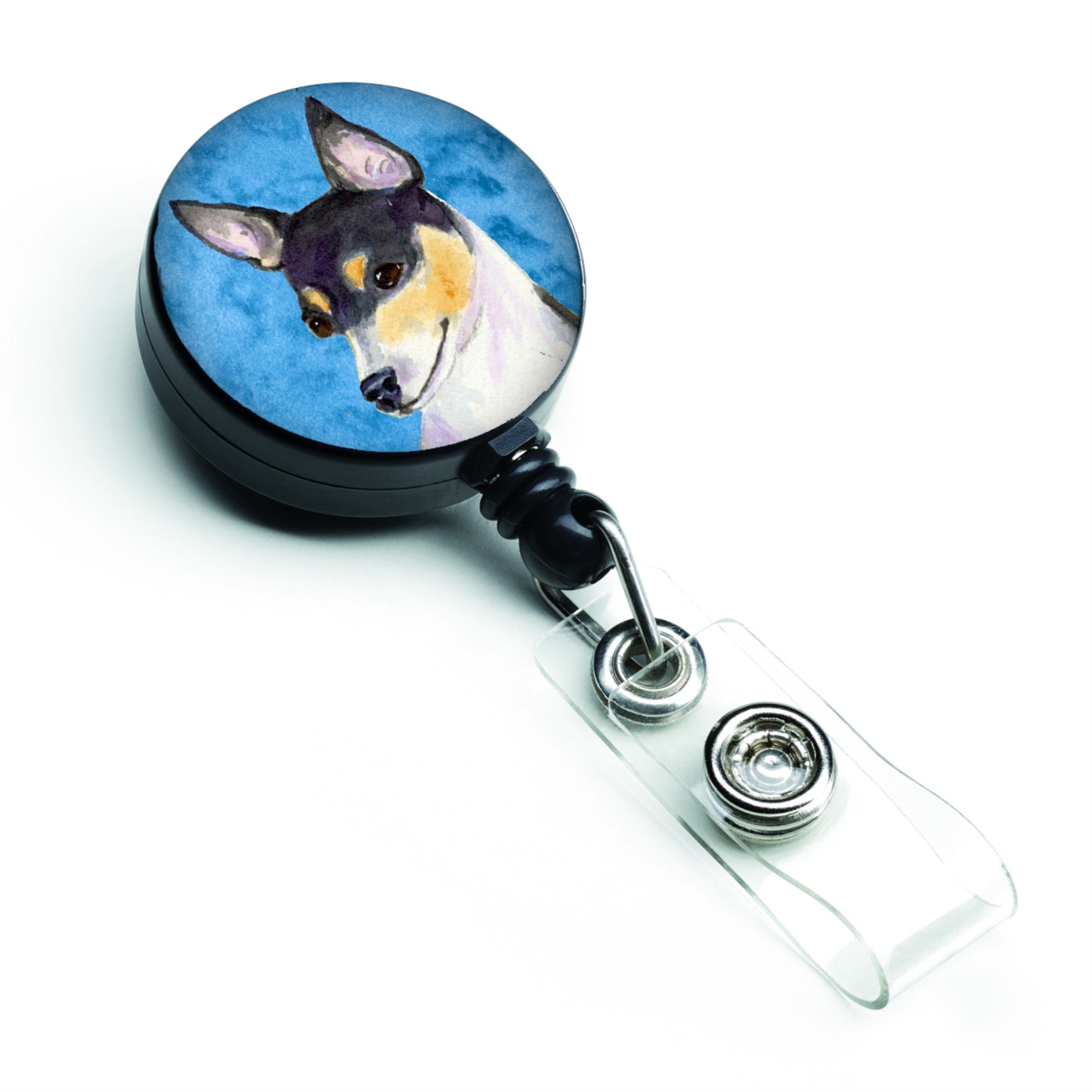 Caroline'S Treasures Chihuahua Retractable Badge Reel Or Id Holder With Clip, Multicolor (Ss4794-Bu-Br)