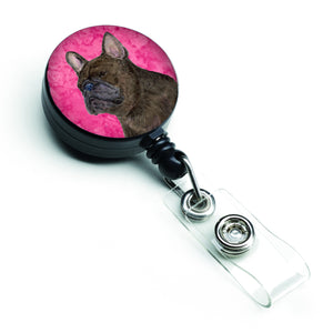 Caroline'S Treasures Maltese Retractable Badge Reel Or Id Holder With Clip, Multicolor (Ss4795-Pk-Br)