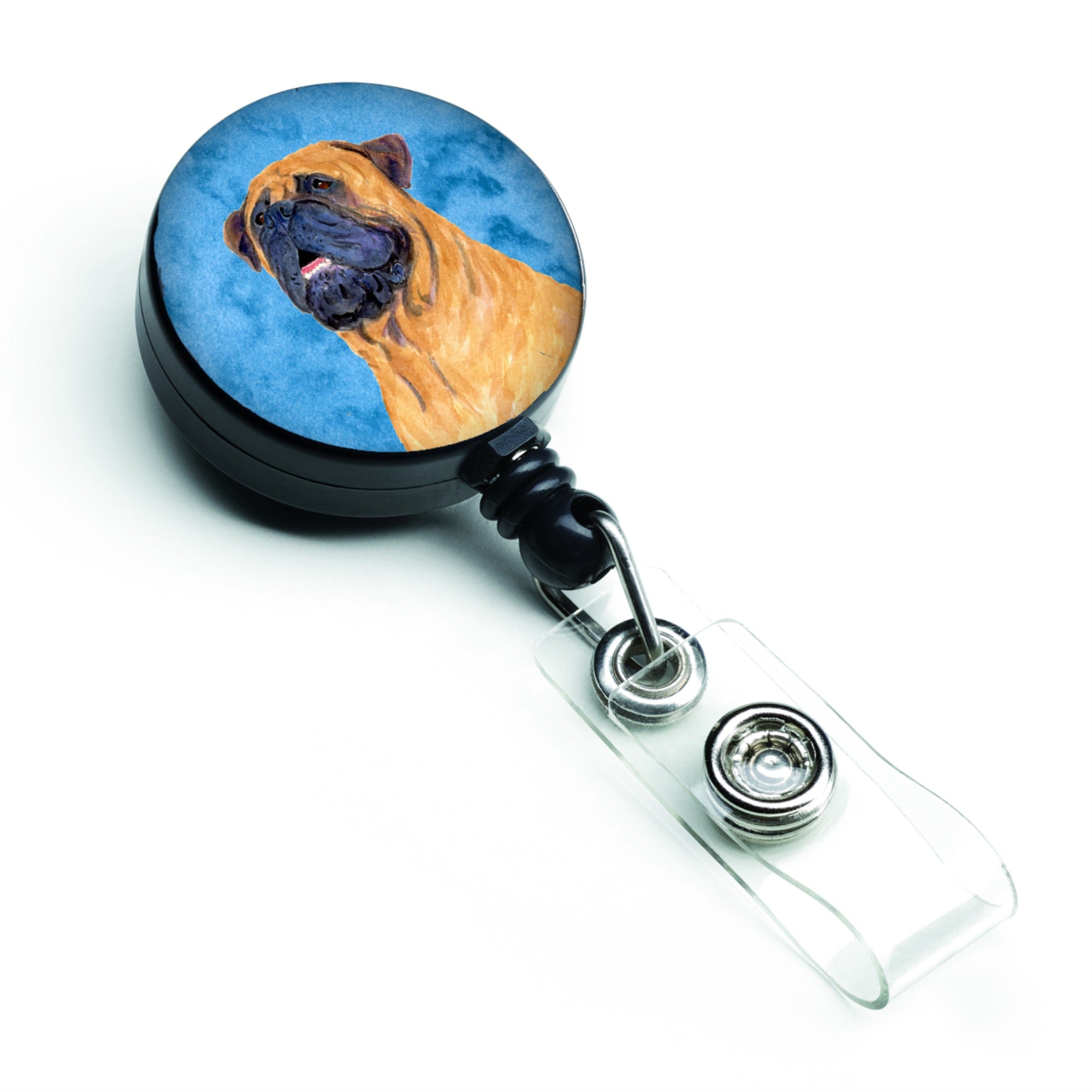 Caroline'S Treasures Newfoundland Love & Hearts Retractable Badge Reel Or Id Holder With Clip (Ss4796-Bu-Br)