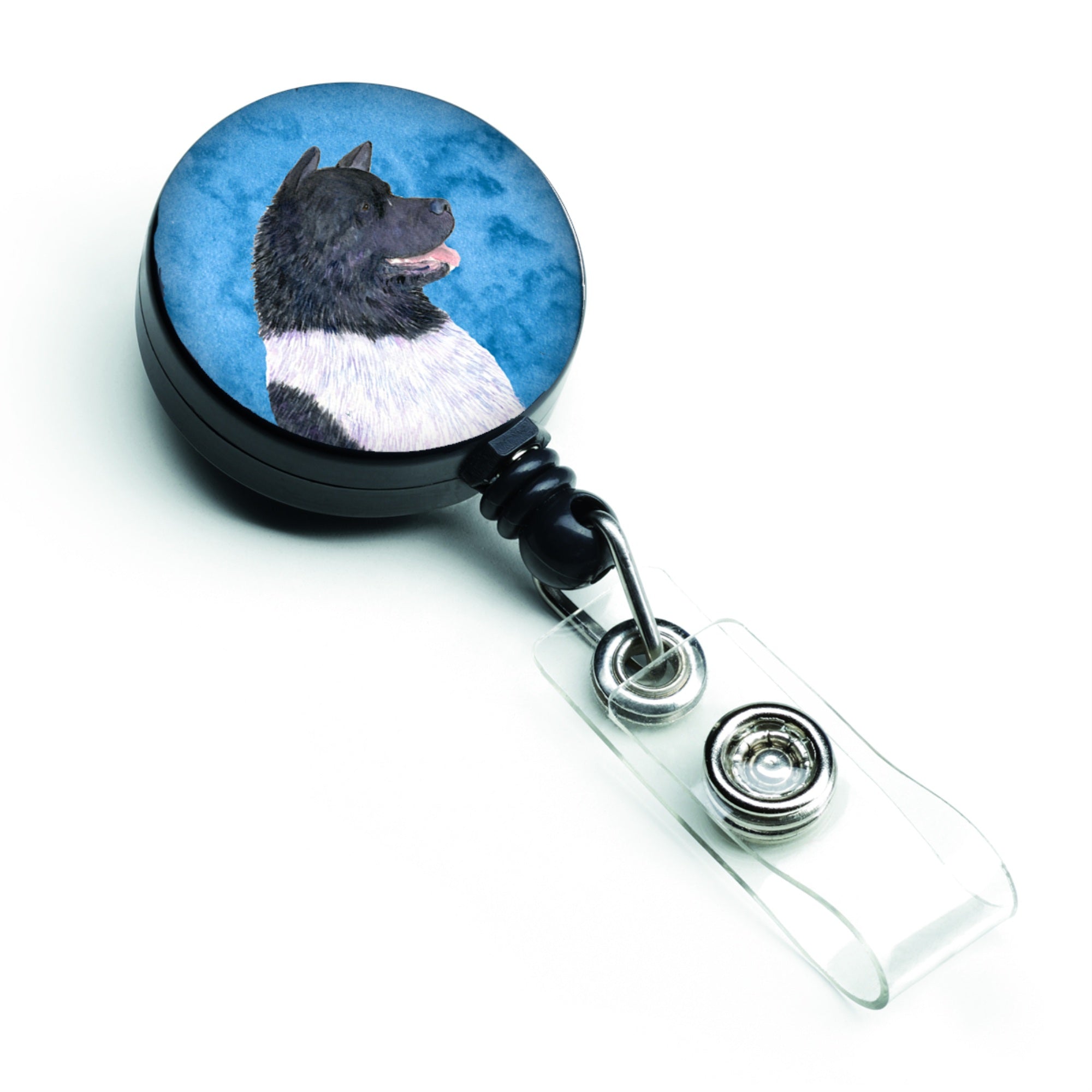 Caroline'S Treasures Tiger Stripe - Purple Gold Initial F Retractable Badge Reel Id Holder (Ss4797-Bu-Br)