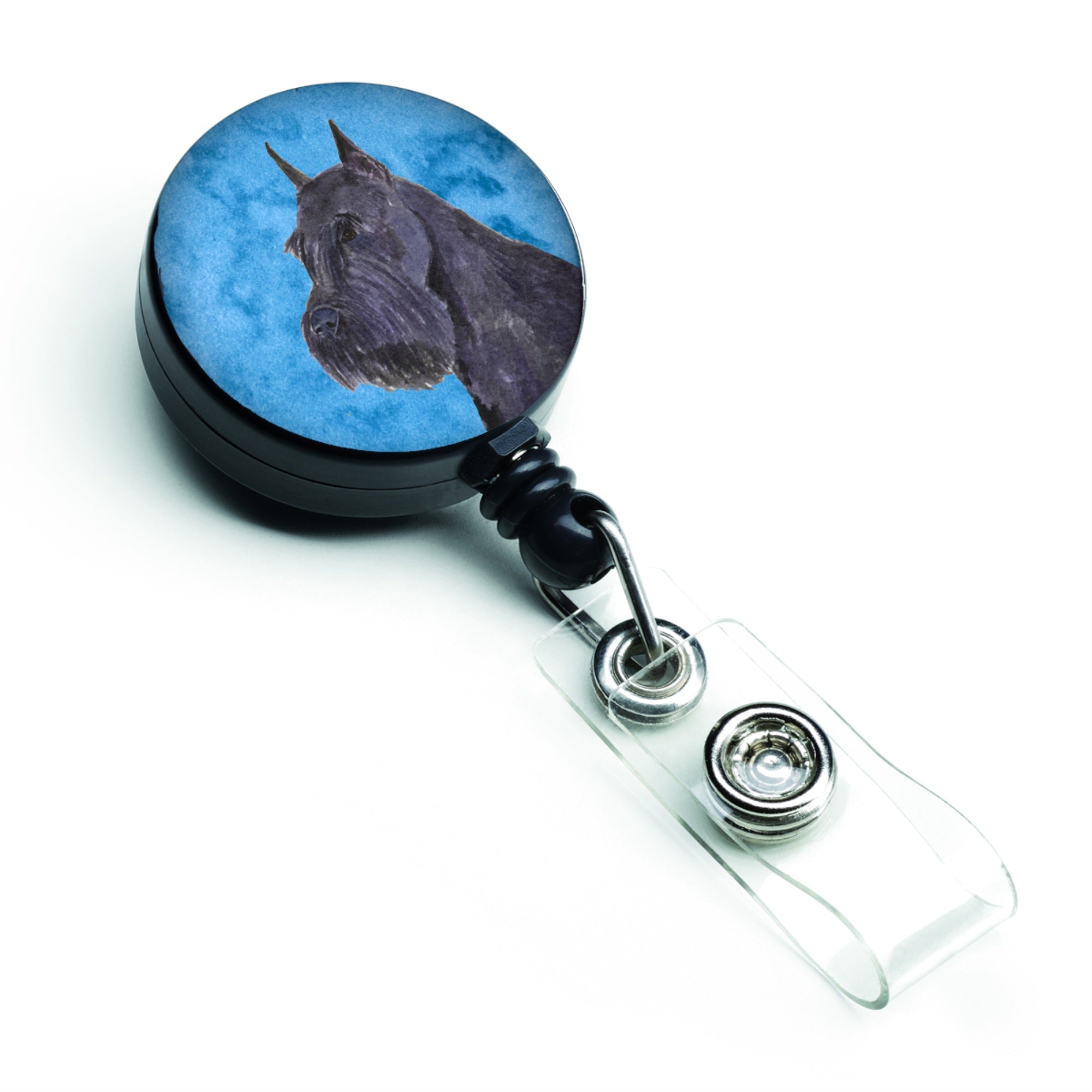 Caroline'S Treasures Tiger Stripe Purple Gold Initial U Retractable Badge Reel Or Id Holder (Ss4799-Bu-Br)