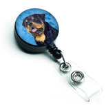 Caroline'S Treasures Houndstooth Black Initial C Retractable Badge Reel Or Id Holder With Clip (Ss4800-Bu-Br)