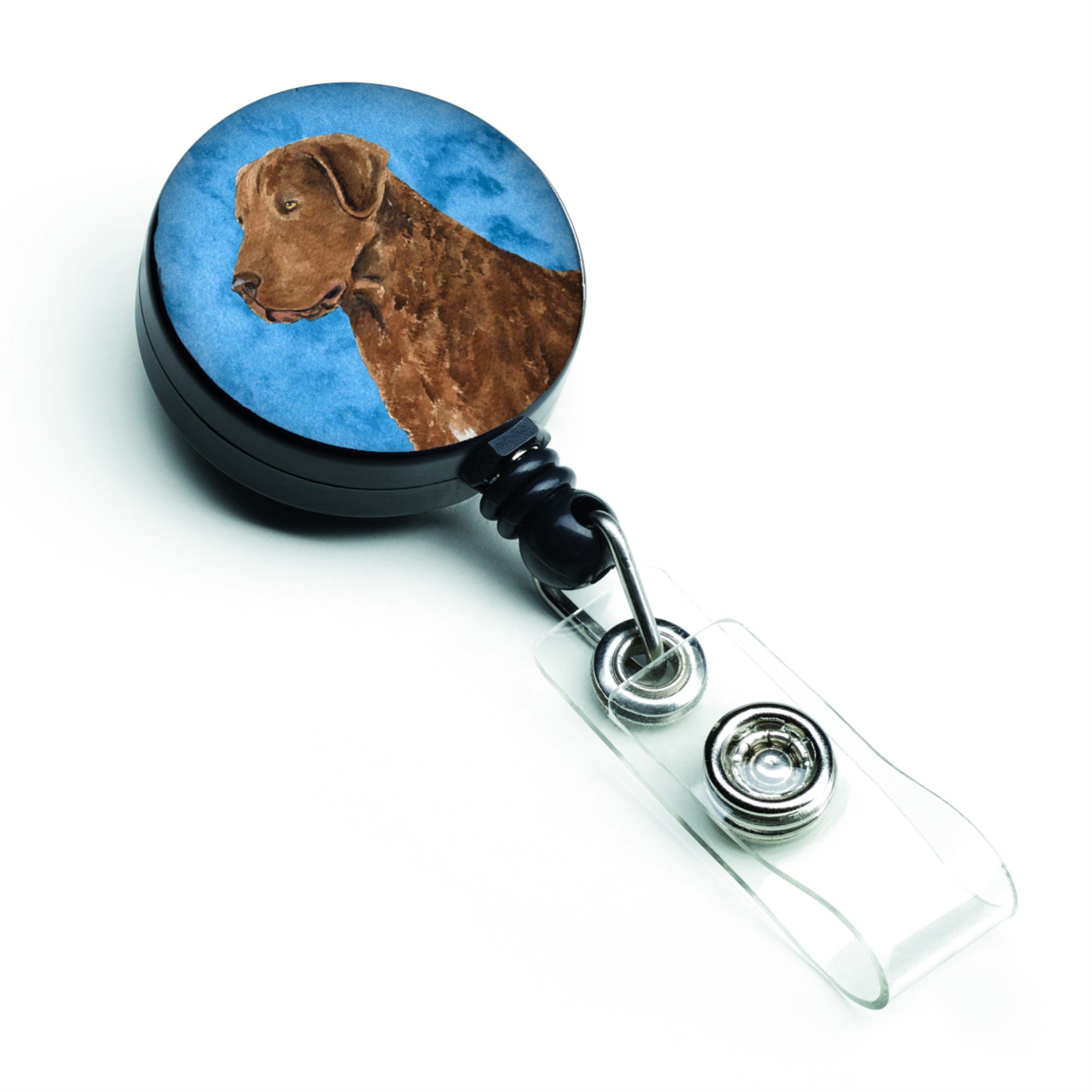 Caroline'S Treasures Chesapeake Bay Retriever Retractable Badge Reel Or Id Holder With Clip (Ss4807-Bu-Br)
