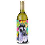 Schnauzer Easter Eggtravaganza Wine Bottle Beverage Insulator Beverage Insulator Hugger Ss4822Literk