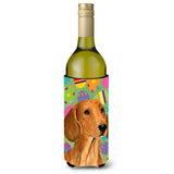 Dachshund Easter Eggtravaganza Wine Bottle Beverage Insulator Beverage Insulator Hugger Ss4832Literk