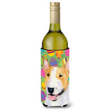 Bull Terrier Easter Eggtravaganza Wine Bottle Beverage Insulator Beverage Insulator Hugger