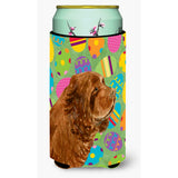 Sussex Spaniel Easter Eggtravaganza Tall Boy Beverage Insulator Beverage Insulator Hugger