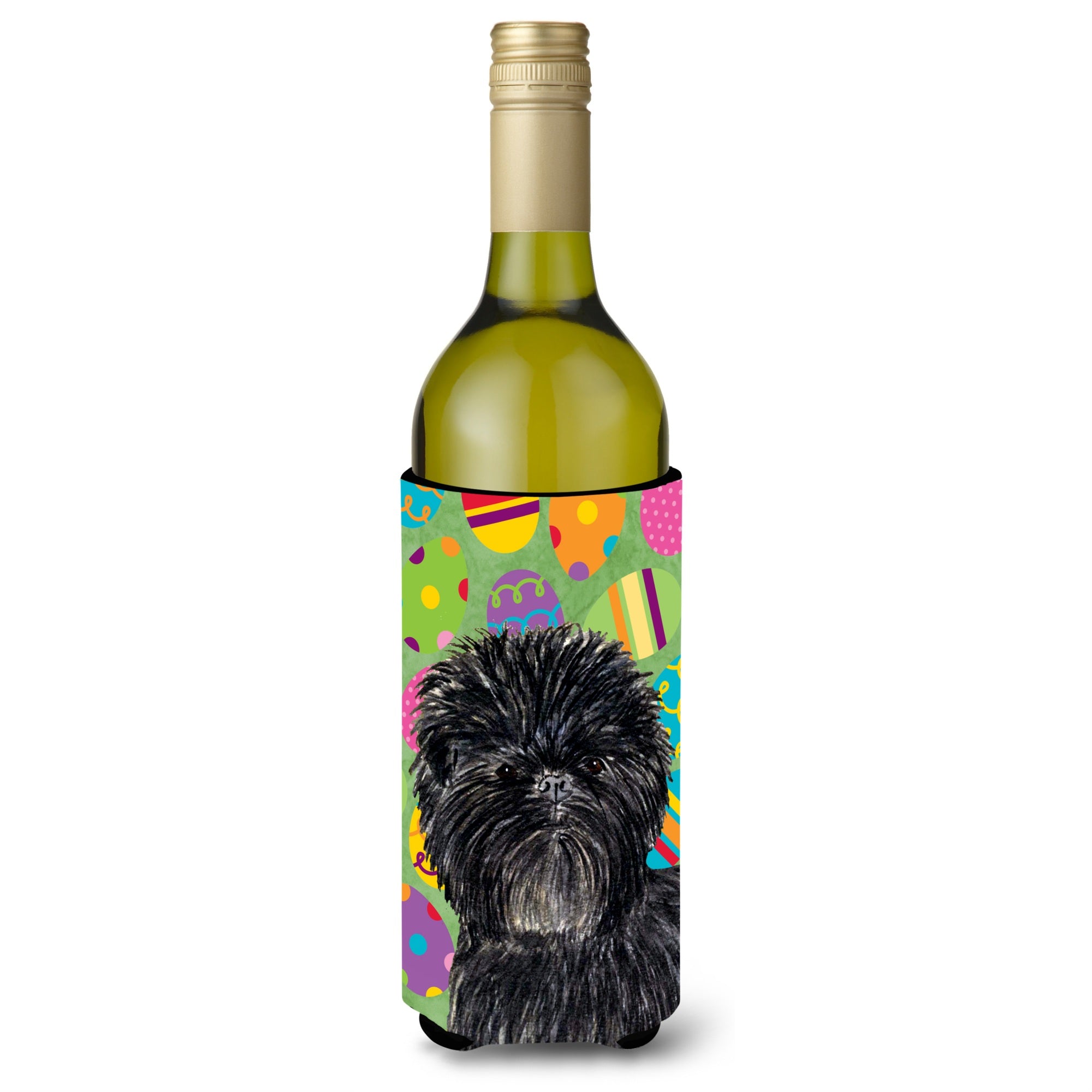 Affenpinscher Easter Eggtravaganza Wine Bottle Beverage Insulator Beverage Insulator Hugger