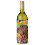 Field Spaniel Easter Eggtravaganza Wine Bottle Beverage Insulator Beverage Insulator Hugger