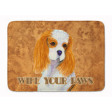 Caroline'S Treasures Blenheim Cavalier Spaniel Wipe Your Paw Floor Mat, 19 X 27, Multicolor