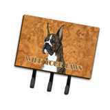 Caroline'S Treasures Ss4888Th68 Brindle Boxer Wipe Your Paws Leash Or Key Holder, Large, Multicolor