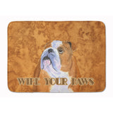 Caroline'S Treasures Bulldog English Wipe Your Paws Floor Mat, 19 X 27, Multicolor