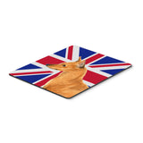 Caroline'S Treasures Min Pin With English Union Jack British Flag Mouse Pad/Hot Pad/Trivet (Ss4908Mp)