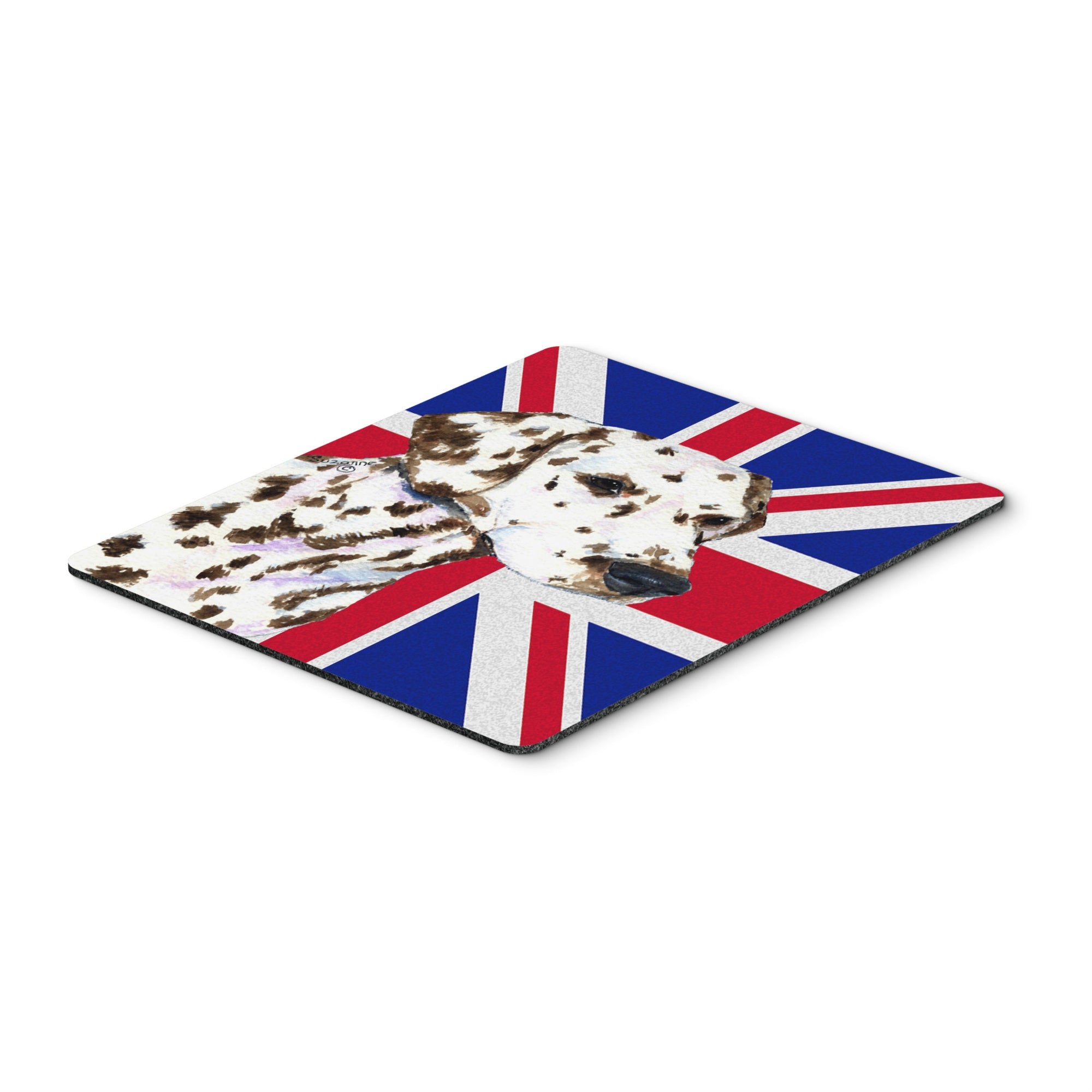 Caroline'S Treasures Dalmatian With English Union Jack British Flag Mouse Pad/Hot Pad/Trivet (Ss4911Mp)
