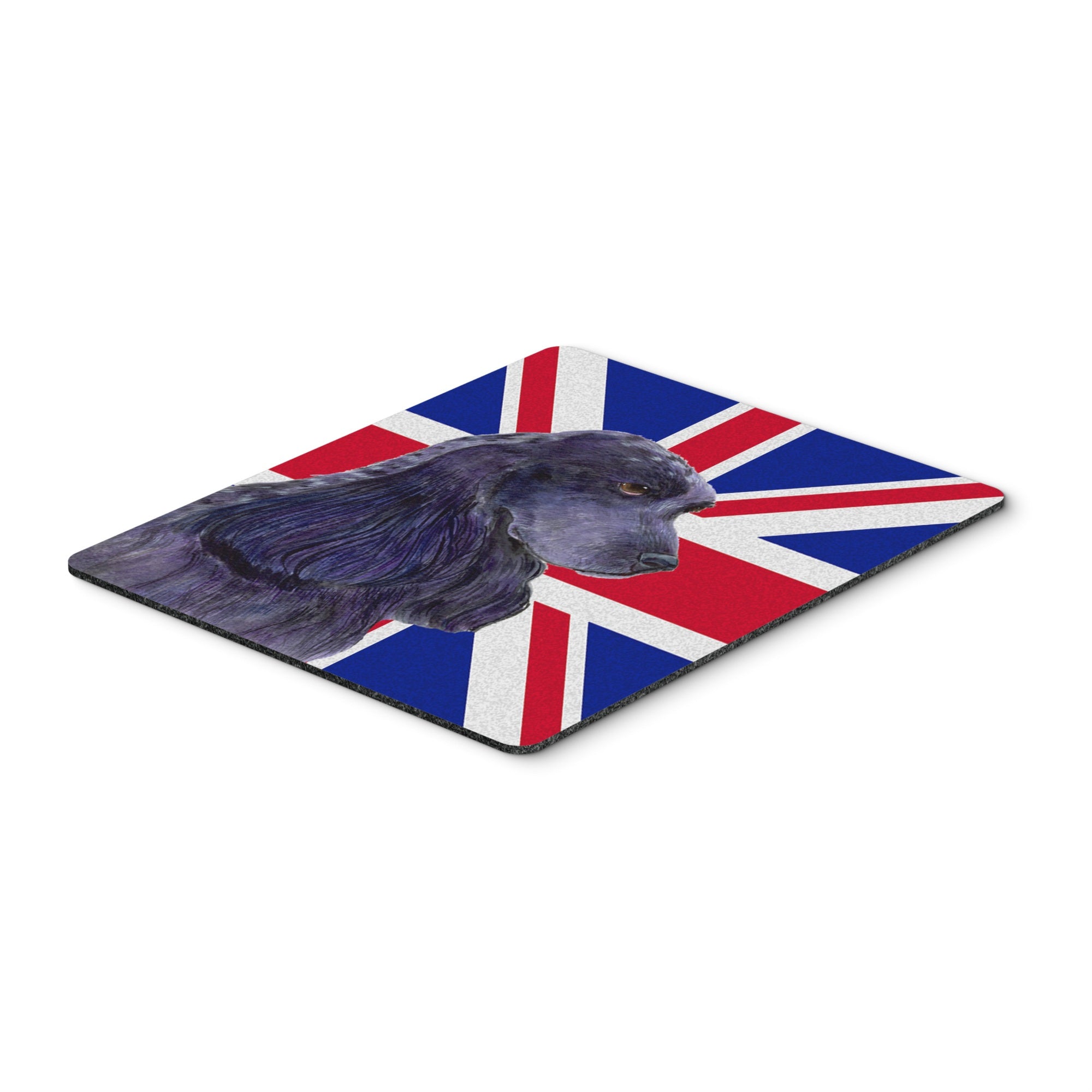 Caroline'S Treasures Cocker Spaniel With English Union Jack British Flag Mouse Pad, Hot Pad/Trivet (Ss4913Mp)