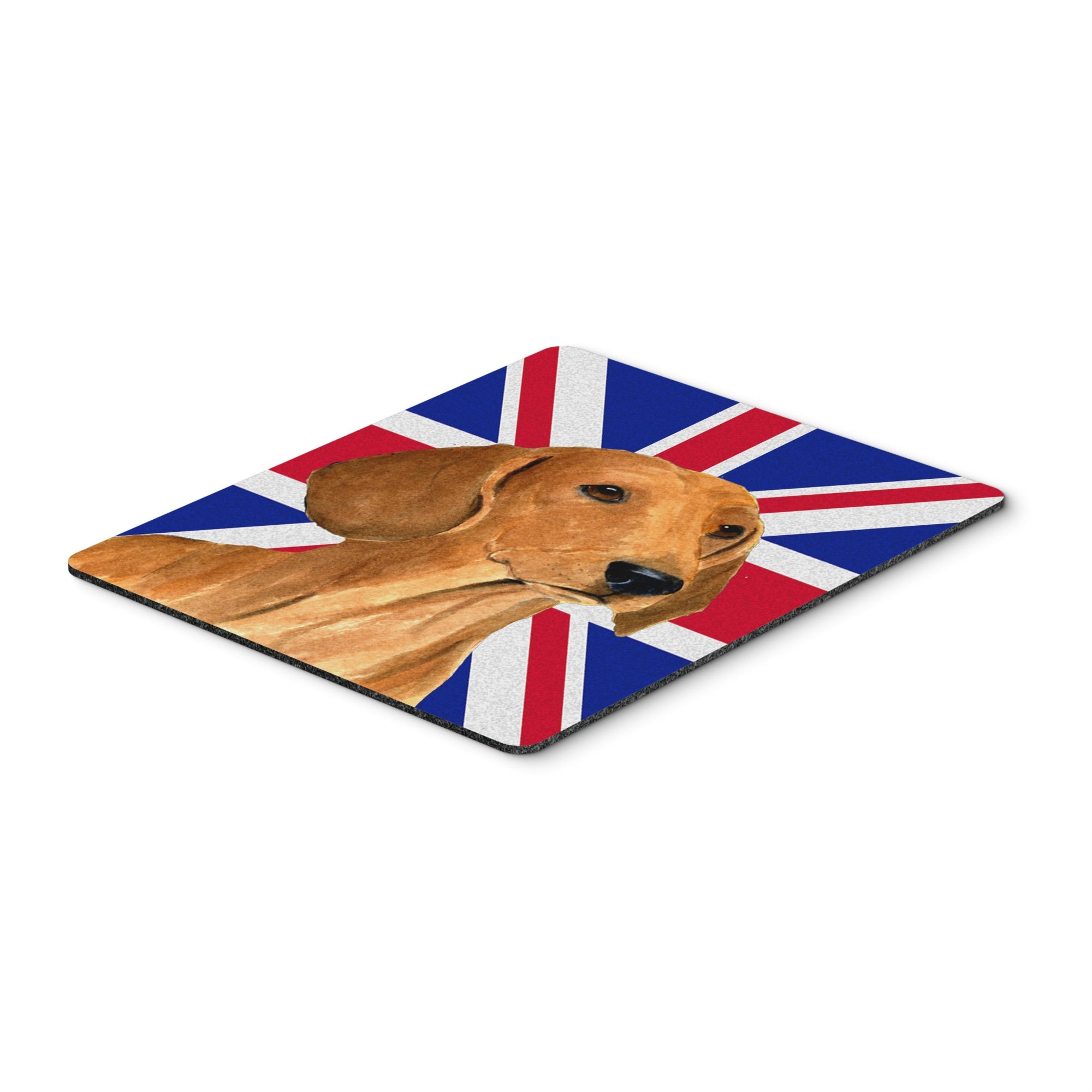 Caroline'S Treasures Dachshund With English Union Jack British Flag Mouse Pad/Hot Pad/Trivet (Ss4929Mp)