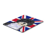 Caroline'S Treasures Portuguese Water Dog With English Union Jack British Flag Mouse Pad/Trivet (Ss4932Mp)