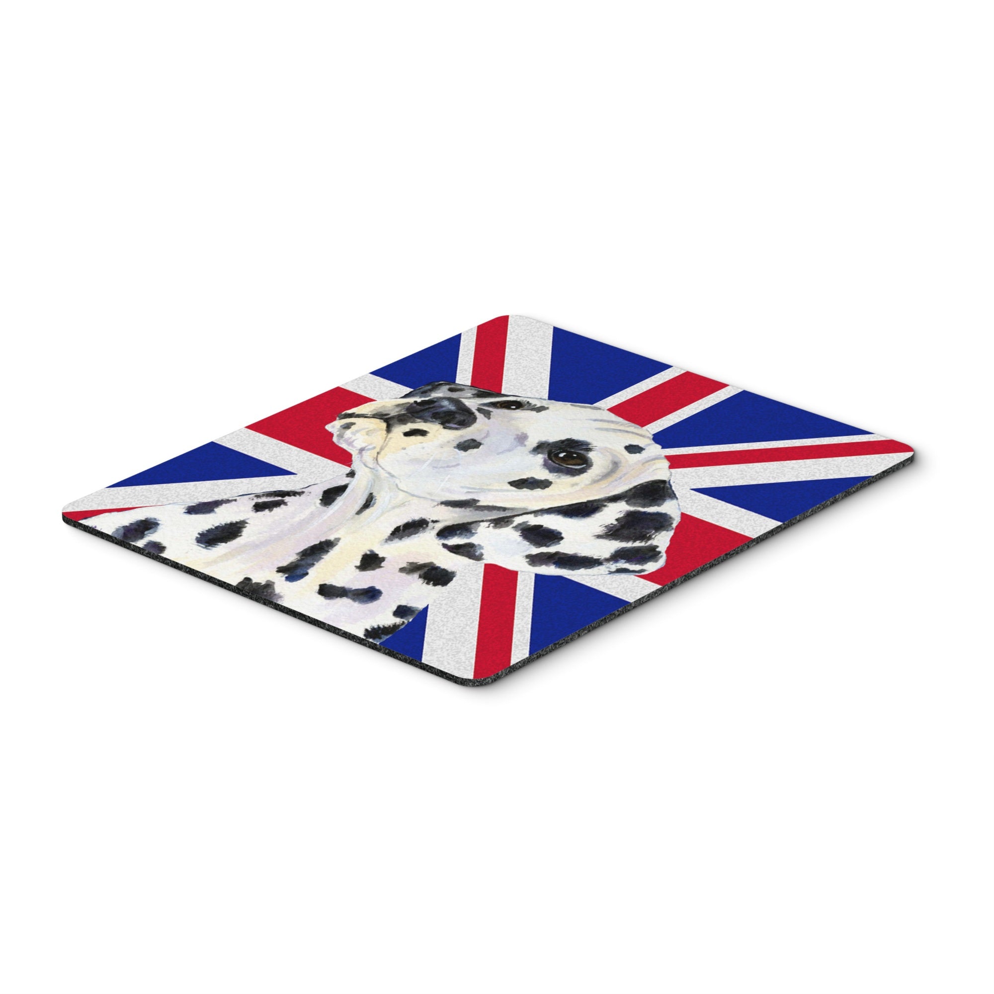 Caroline'S Treasures Dalmatian With English Union Jack British Flag Mouse Pad/Hot Pad/Trivet (Ss4934Mp)