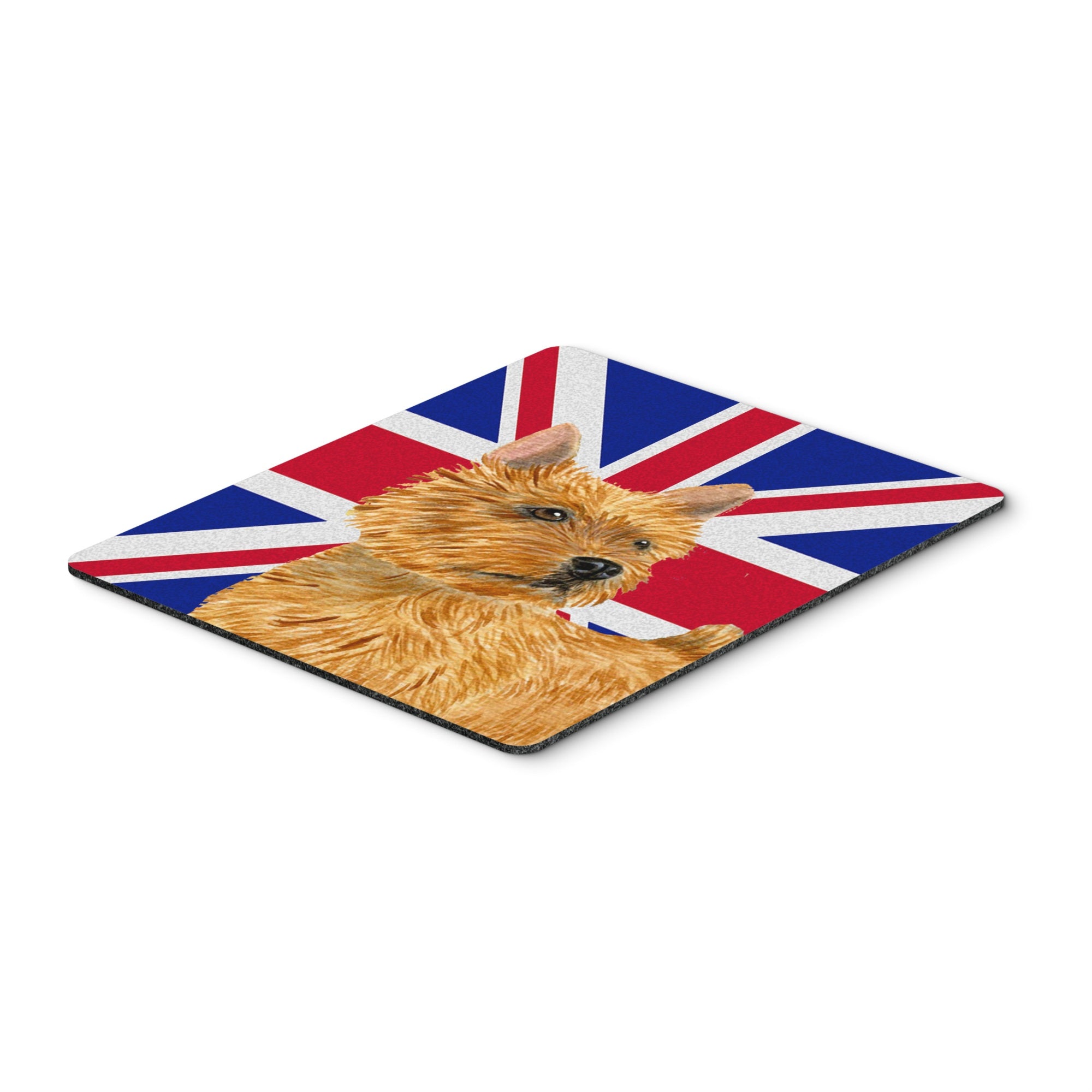 Caroline'S Treasures Norwich Terrier With English Union Jack British Flag Mouse Pad, Hot Pad/Trivet (Ss4941Mp)