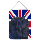 Caroline'S Treasures Ss4943Ds1216 Chow Chow With English Union Jack British Flag Wall Or Door Hanging Prints, 16 X 12,