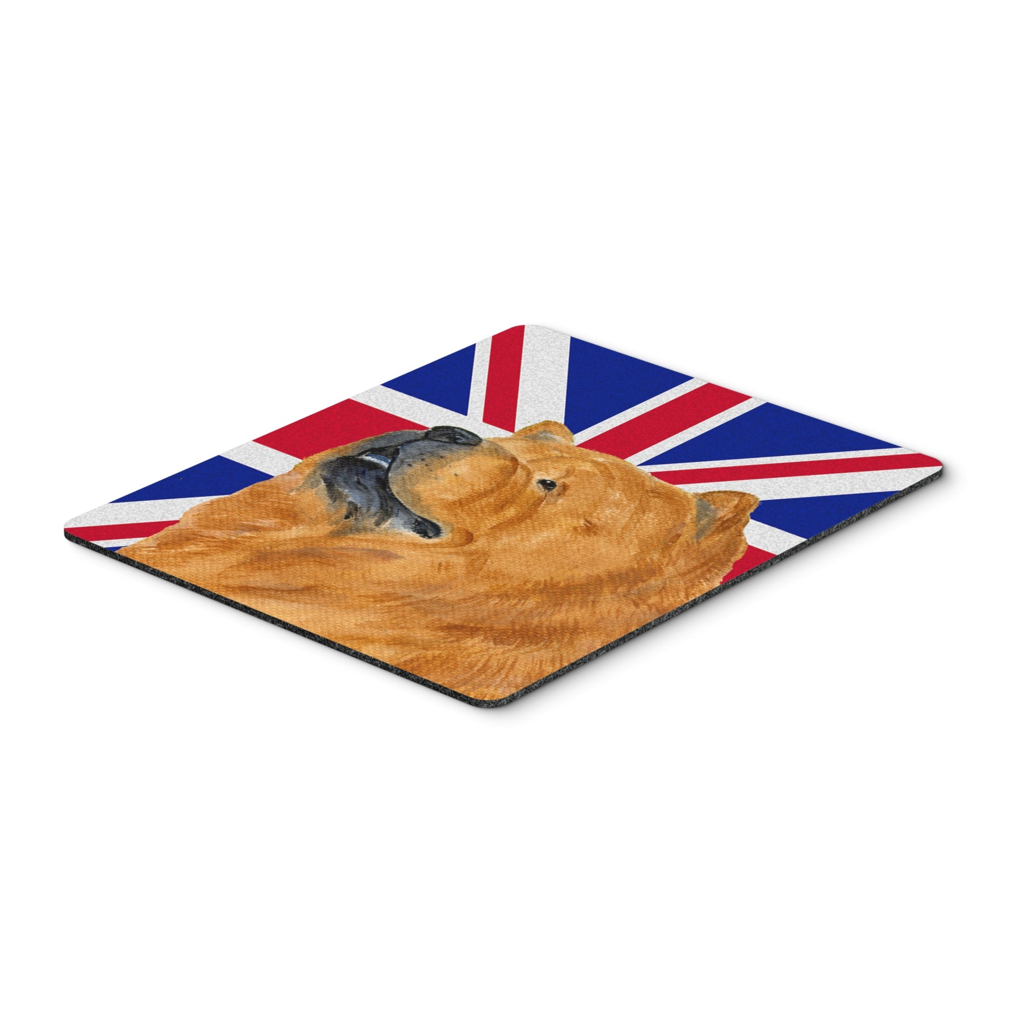 Caroline'S Treasures Chow Chow With English Union Jack British Flag Mouse Pad/Hot Pad/Trivet (Ss4944Mp)