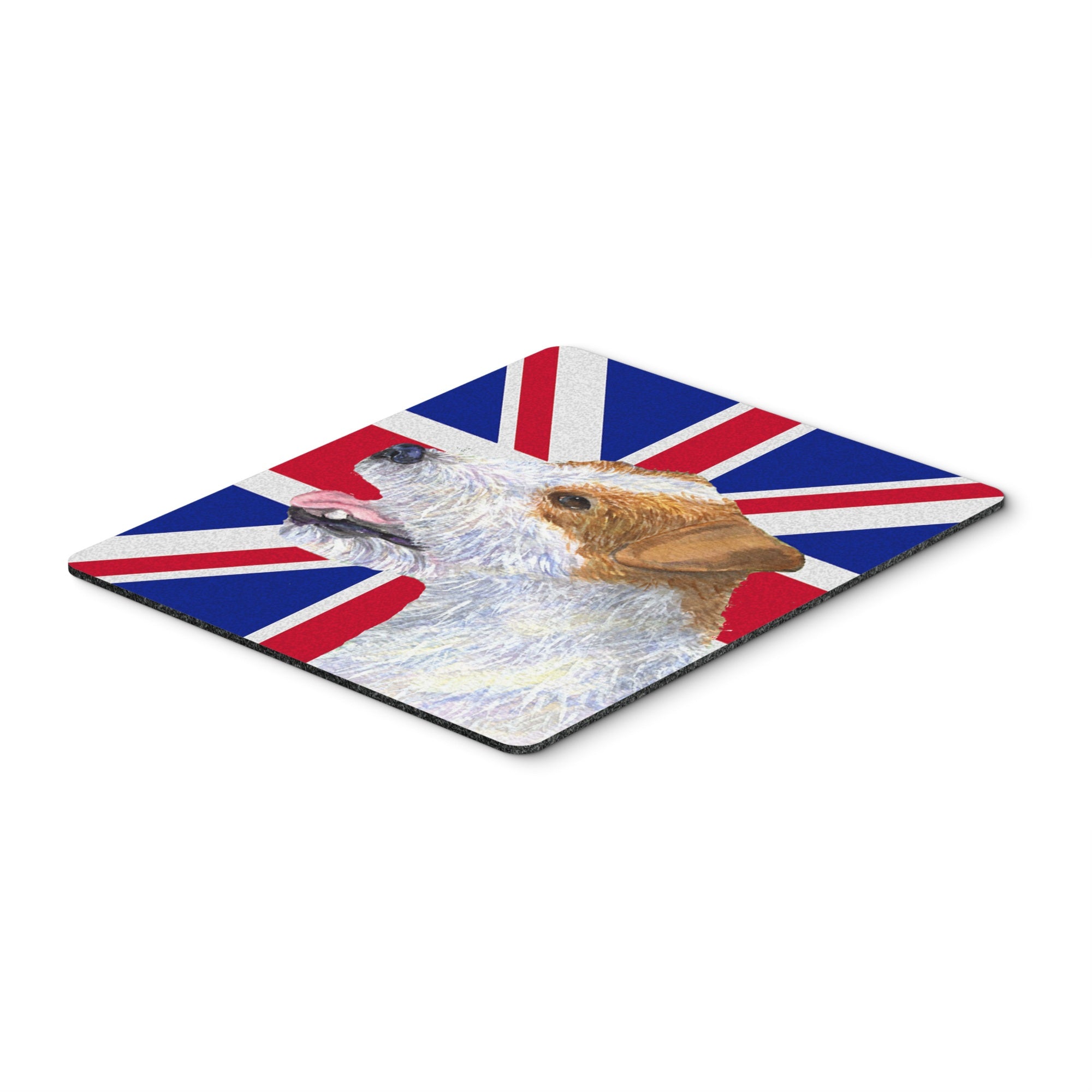 Caroline'S Treasures Jack Russell Terrier With English Union Jack British Flag Mouse Pad/Trivet (Ss4946Mp)