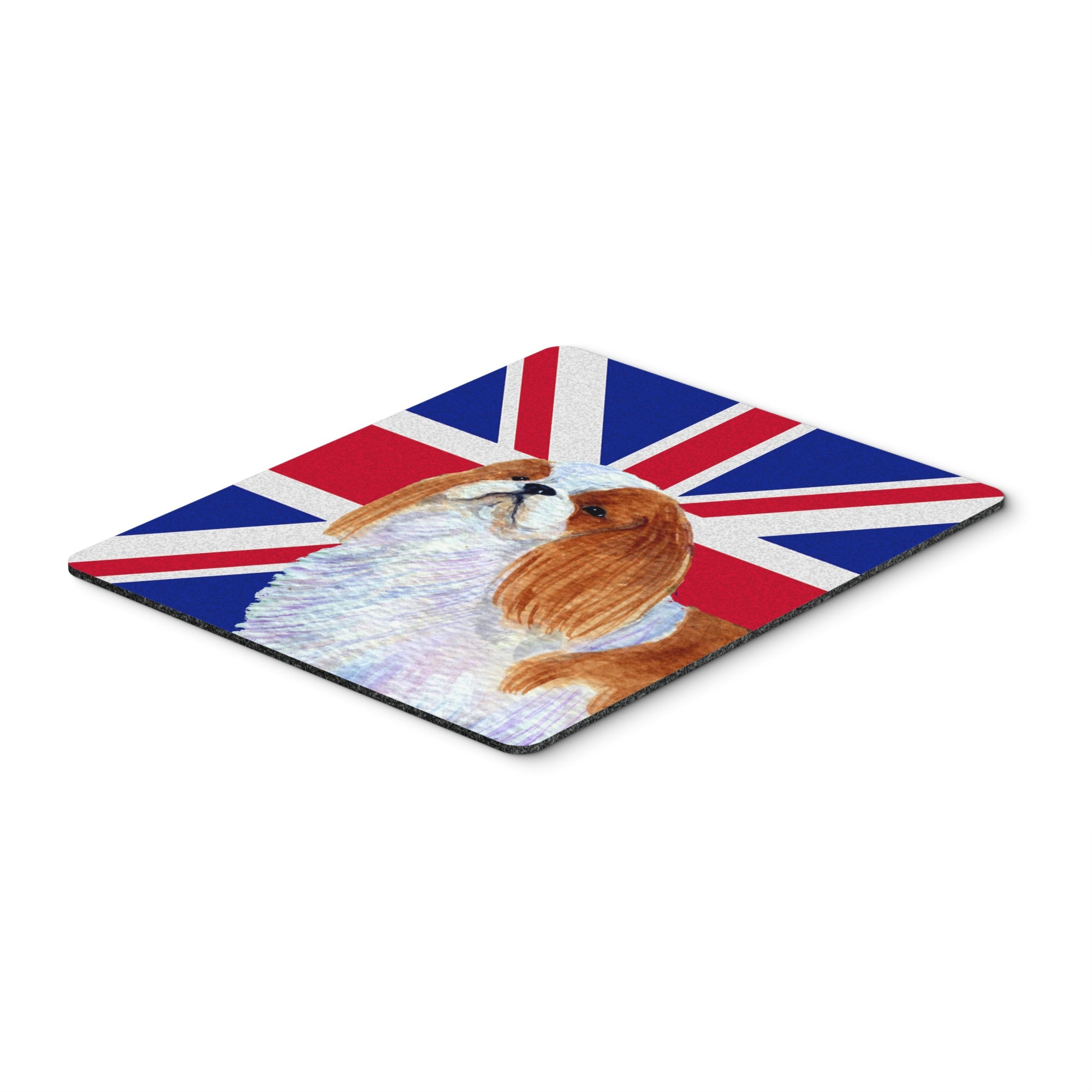 Caroline'S Treasures English Toy Spaniel With English Union Jack British Flag Mouse Pad/Trivet (Ss4949Mp)
