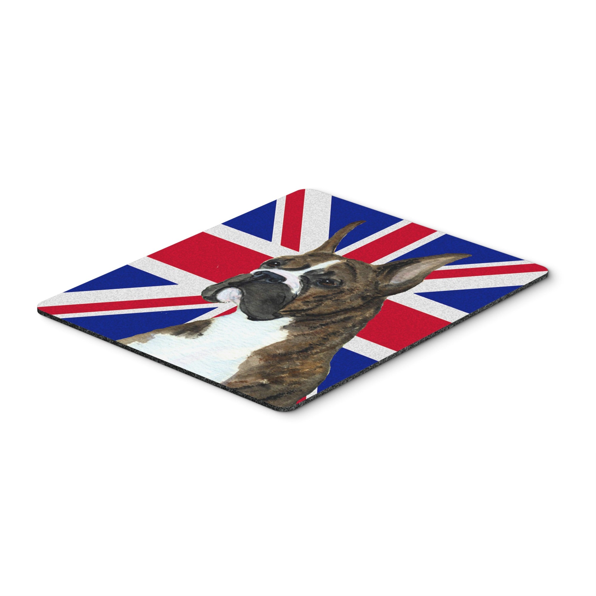 Caroline'S Treasures Boxer With English Union Jack British Flag Mouse Pad/Hot Pad/Trivet (Ss4950Mp)