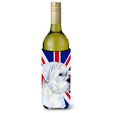 Boxer With English Union Jack British Flag Wine Bottle Beverage Insulator Hugger Ss4951Literk