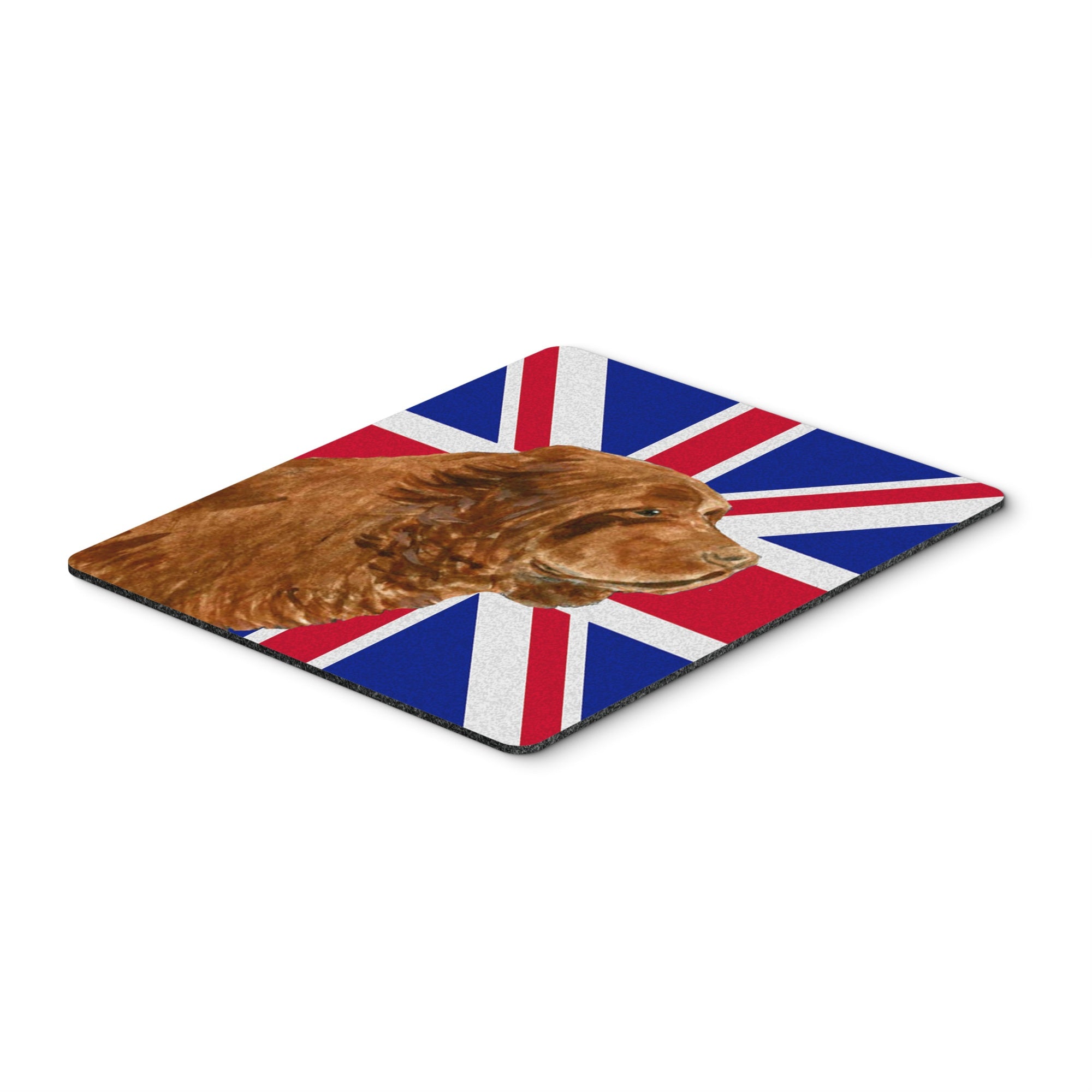 Caroline'S Treasures Sussex Spaniel With English Union Jack British Flag Mouse Pad, Hot Pad/Trivet (Ss4952Mp)