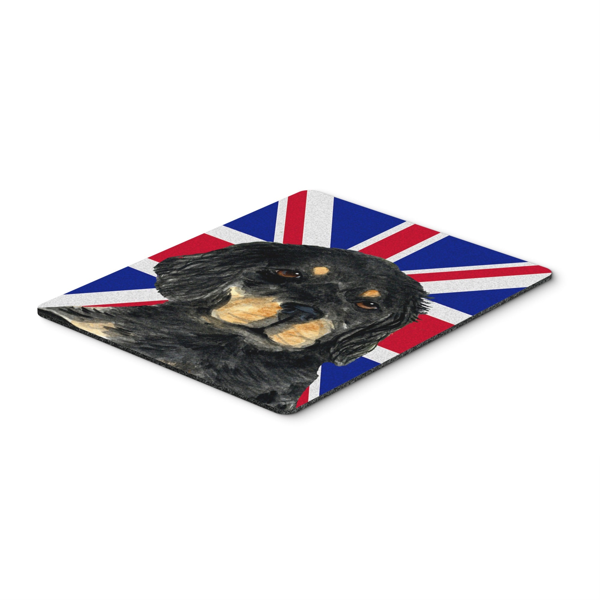 Caroline'S Treasures Gordon Setter With English Union Jack British Flag Mouse Pad, Hot Pad/Trivet (Ss4957Mp)