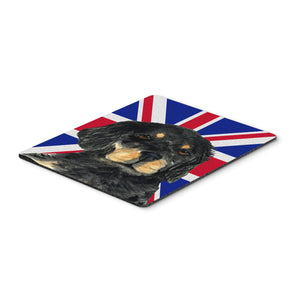 Caroline'S Treasures Gordon Setter With English Union Jack British Flag Mouse Pad, Hot Pad/Trivet (Ss4957Mp)