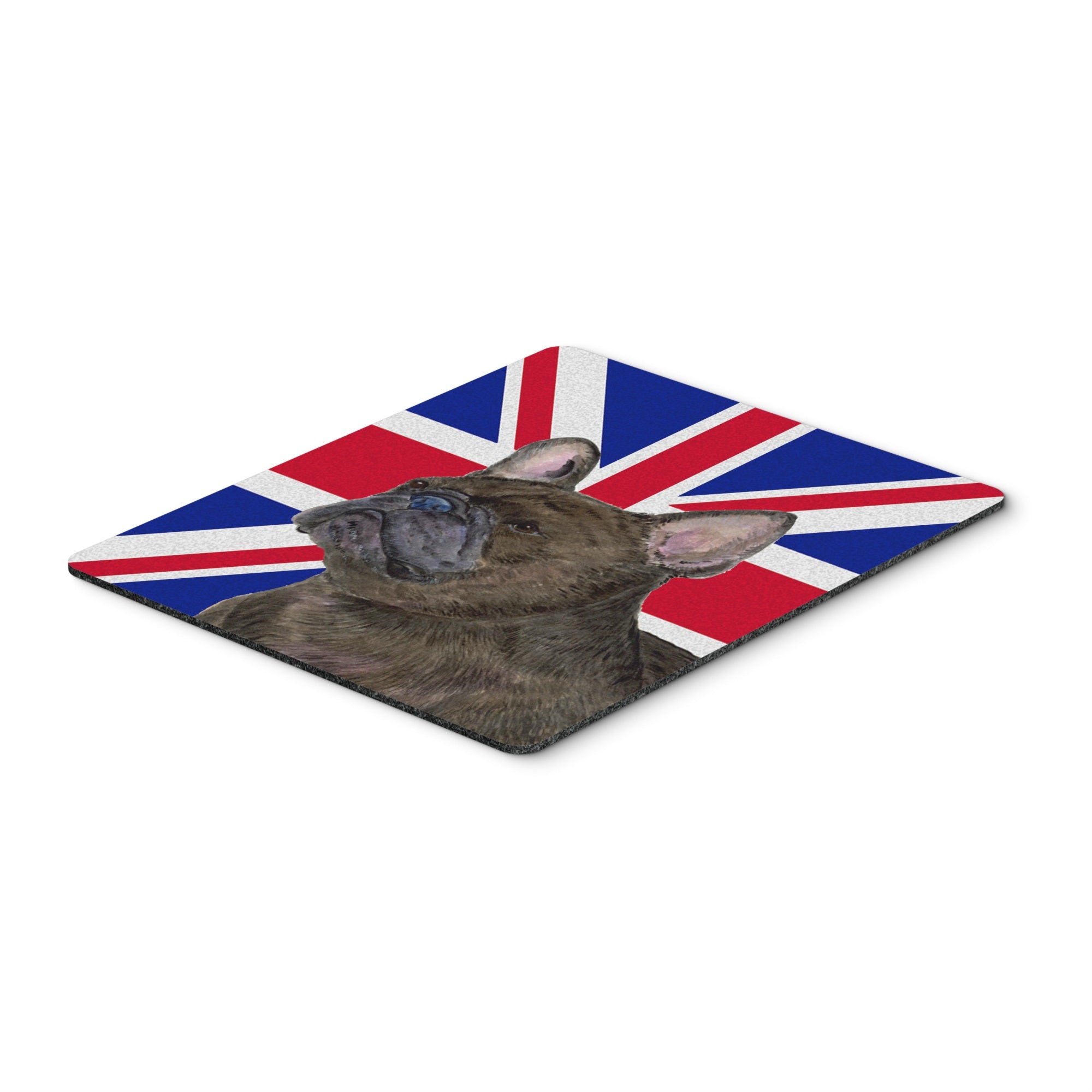 Caroline'S Treasures French Bulldog With English Union Jack British Flag Mouse Pad, Hot Pad/Trivet (Ss4961Mp)
