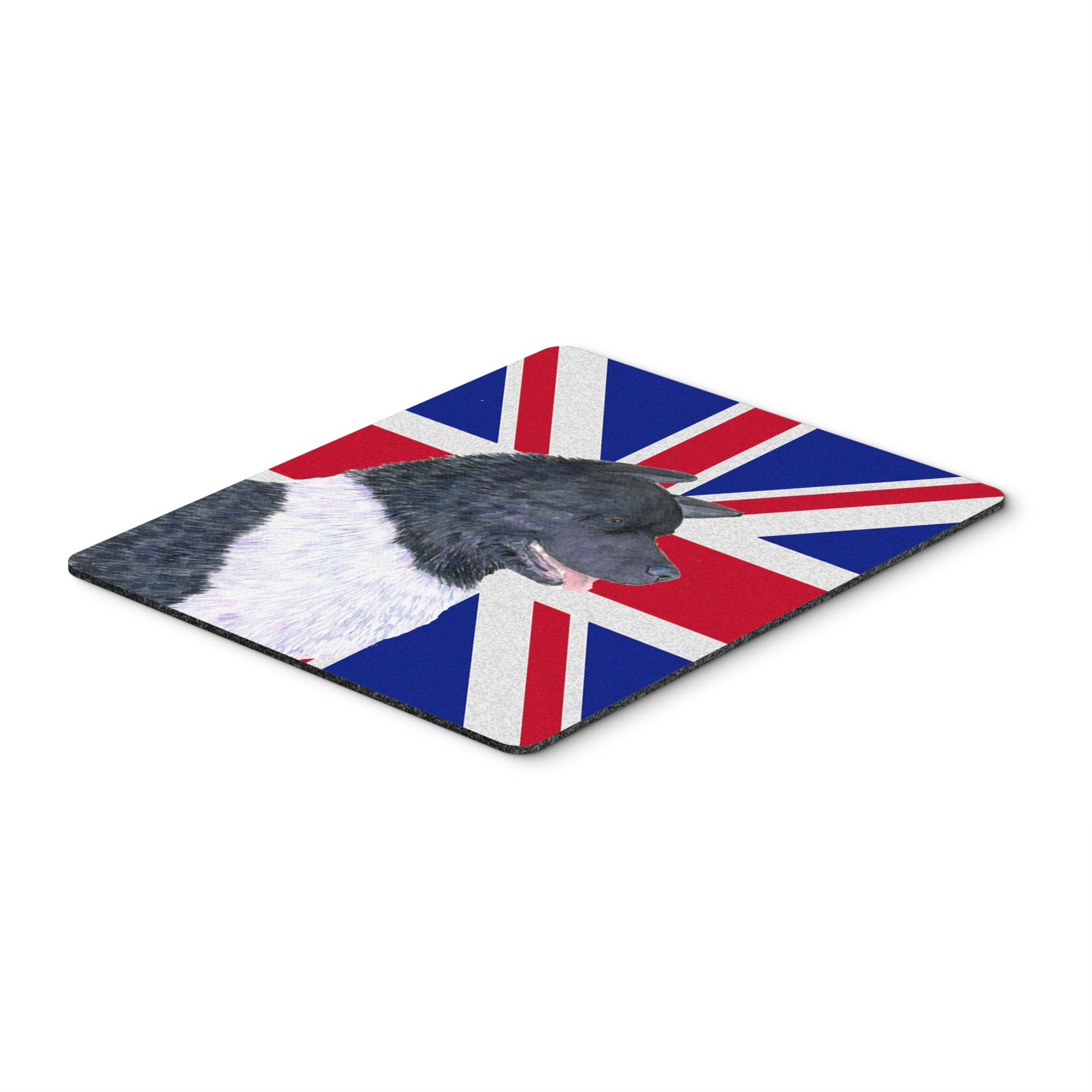 Caroline'S Treasures Akita With English Union Jack British Flag Mouse Pad/Hot Pad/Trivet (Ss4963Mp)