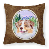 Caroline'S Treasures Ss8001Pw1414 Australian Shepherd Decorative Canvas Fabric Pillow, Large, Multicolor